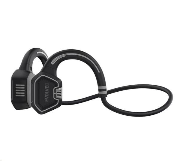 EVOLVEO bezdrátová sluchátka BoneSwim MP3 16GB,  na lícní kosti,  šedá3
