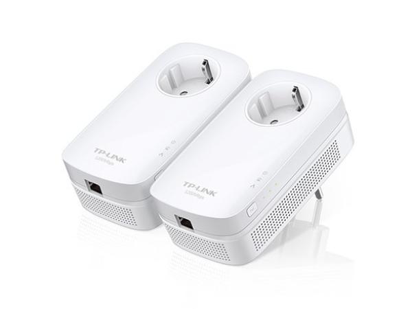 AV1300 Gigabit Passthrough Powerline Starter Kit KIT: 2× TL-PA8010P SPEED: 1300 Mbps Powerline SPEC: Qualcomm CPU, 1× Gi1