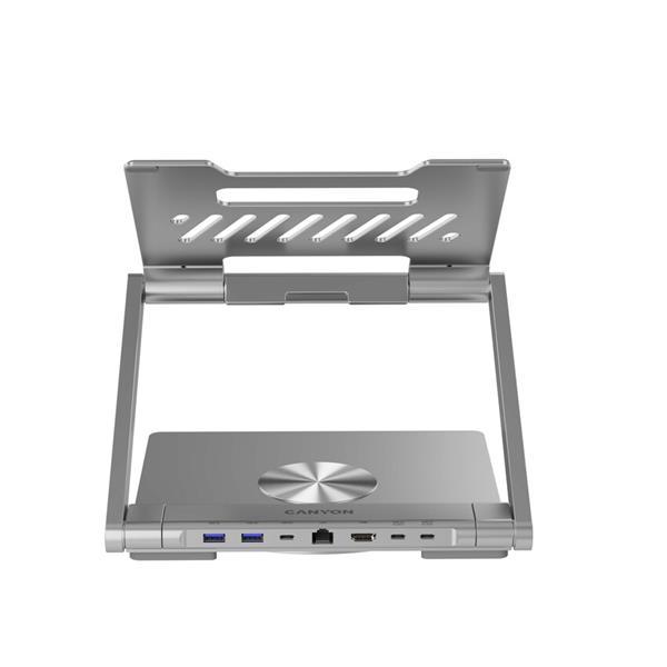 Canyon OnStand 2, Stojan na notebook s odnímateľným magnetickým hubom 6v113