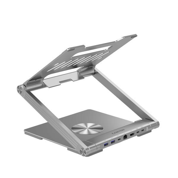 Canyon OnStand 2, Stojan na notebook s odnímateľným magnetickým hubom 6v129