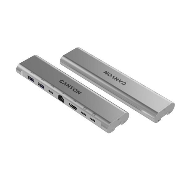 Canyon OnStand 2, Stojan na notebook s odnímateľným magnetickým hubom 6v118