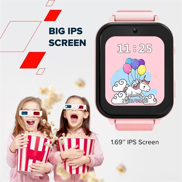 Canyon Alfie KW-37, smart hodinky pre deti, 2G, IPS displej 1,69", IP66, 512Mb, MP3, hry, kamera, zelené1