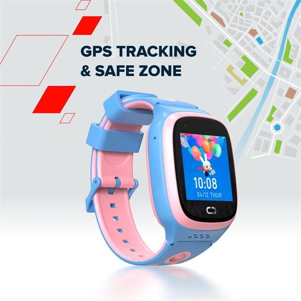 Canyon Zefir KW-49, smart hodinky pre deti, E-SIM 4G VoLTE, GPS, Video volania, SOS tlačidlo, modré7