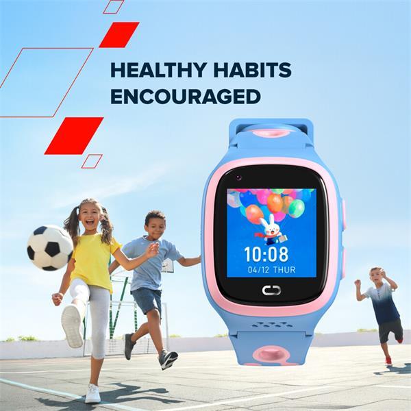 Canyon Zefir KW-49, smart hodinky pre deti, E-SIM 4G VoLTE, GPS, Video volania, SOS tlačidlo, modré14