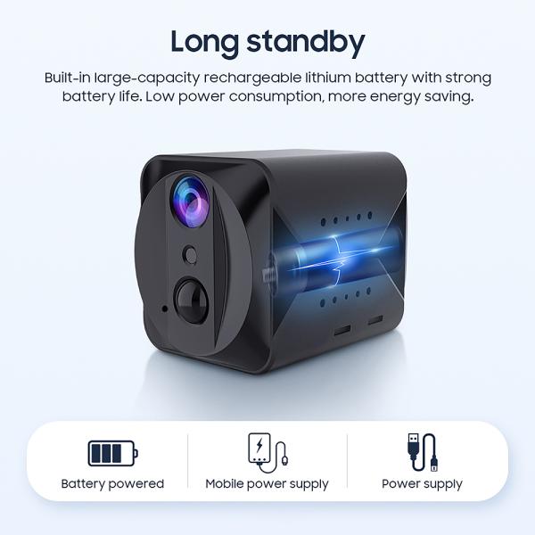 Minikamera Viking S309 4G/ 1080P/ nočné videnie/ pohybový senzor/ 2500mAh/ mobilné aplikácie4