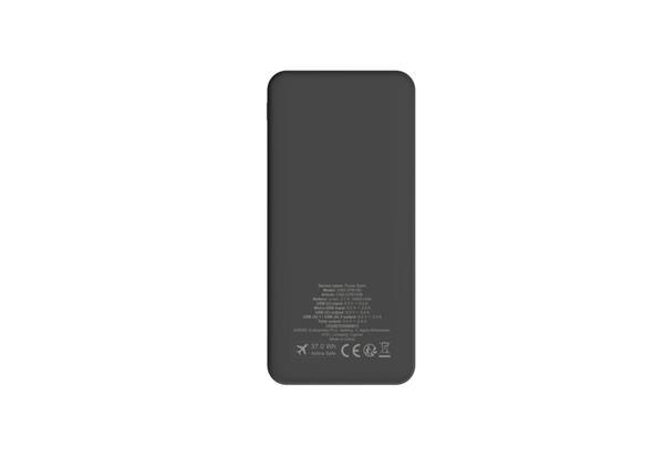 Canyon OnPower 100, Powerbank, 10.000 mAh, LED indikátor, in: 1x USB-C/1x microUSB, out: 1x USB-C a 2x USB-A 
