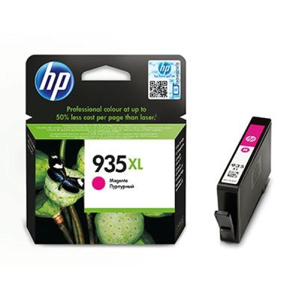HP 935XL Magenta Ink Cartridge, 825str, C2P25AE