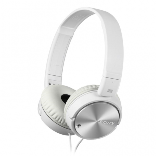 SONY sluchátka MDR-ZX110 s Noise canceling, bílé