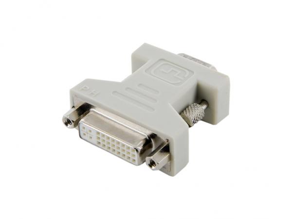 4World Adaptér DVI-I 24+5F - VGA M Black