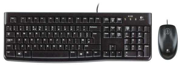 PROMO CZ set Logitech MK120, drátový, USB, CZ/ SK2