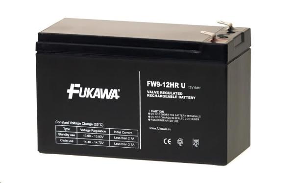 Batéria - FUKAWA FW 9-12 HRU (12V/9Ah - Faston 250), životnosť 5 rokov
