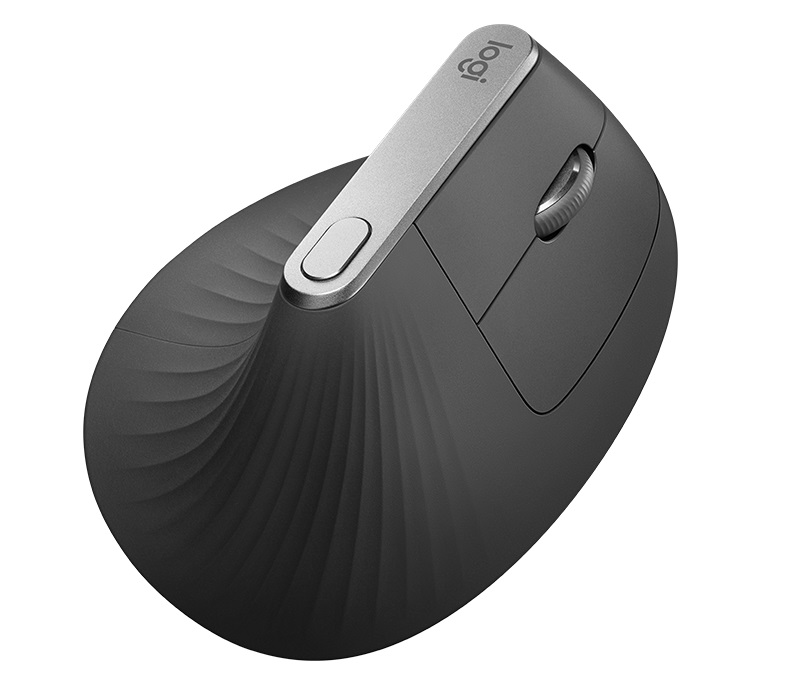 Logitech MX/ Vertikálna/ Optická/ Pre pravákov/ 4 000 DPI/ Drôtová+bezdrôtová/ Čierna2 