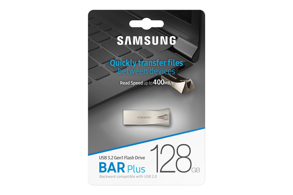 Samsung BAR Plus/ 128GB/ USB 3.2/ USB-A/ Champagne Silver6 