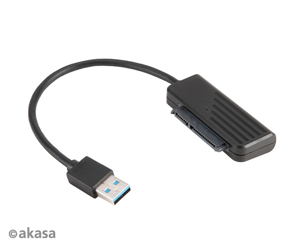 AKASA USB 3.1 adaptér pre 2, 5" HDD a SSD - 20 cm1 