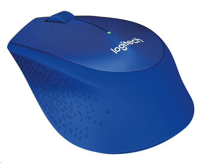 Bezdrôtová myš Logitech M330 Silent Plus,  modrá0 