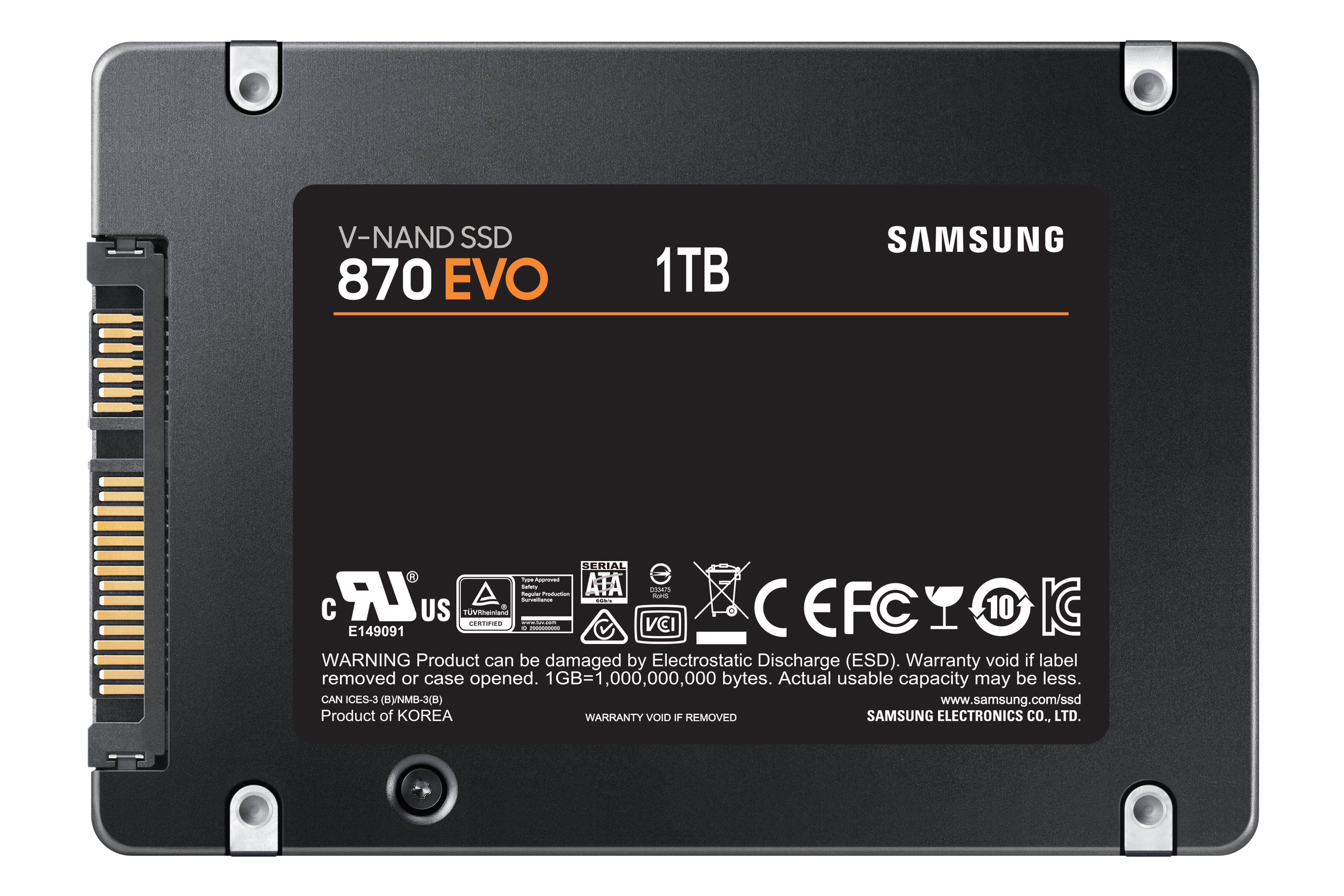 Samsung 870 EVO/ 1TB/ SSD/ 2.5"/ SATA/ 5R1 