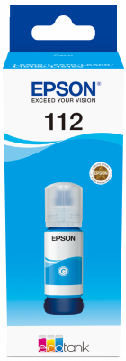 Epson 112 EcoTank Pigment Cyan ink bottle0 
