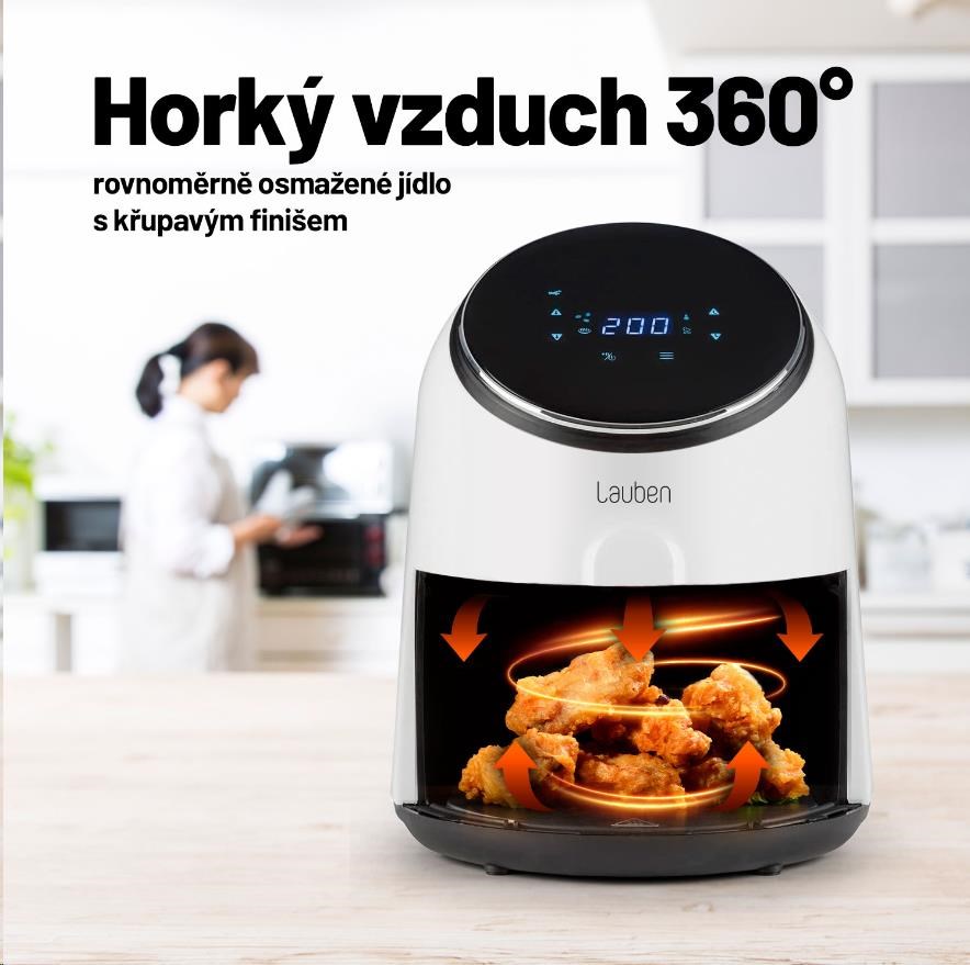Lauben Hot Air Fryer 2500WT - horkovzdušná fritéza2 