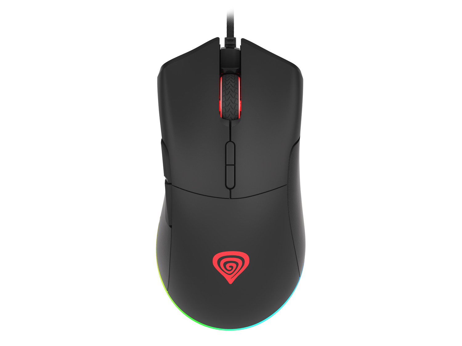 Genesis herná optická myš KRYPTON 290/ RGB/ 6400 DPI/ Herná/ Optická/ 6 400 DPI/ Drôtová USB/ Čierna1 