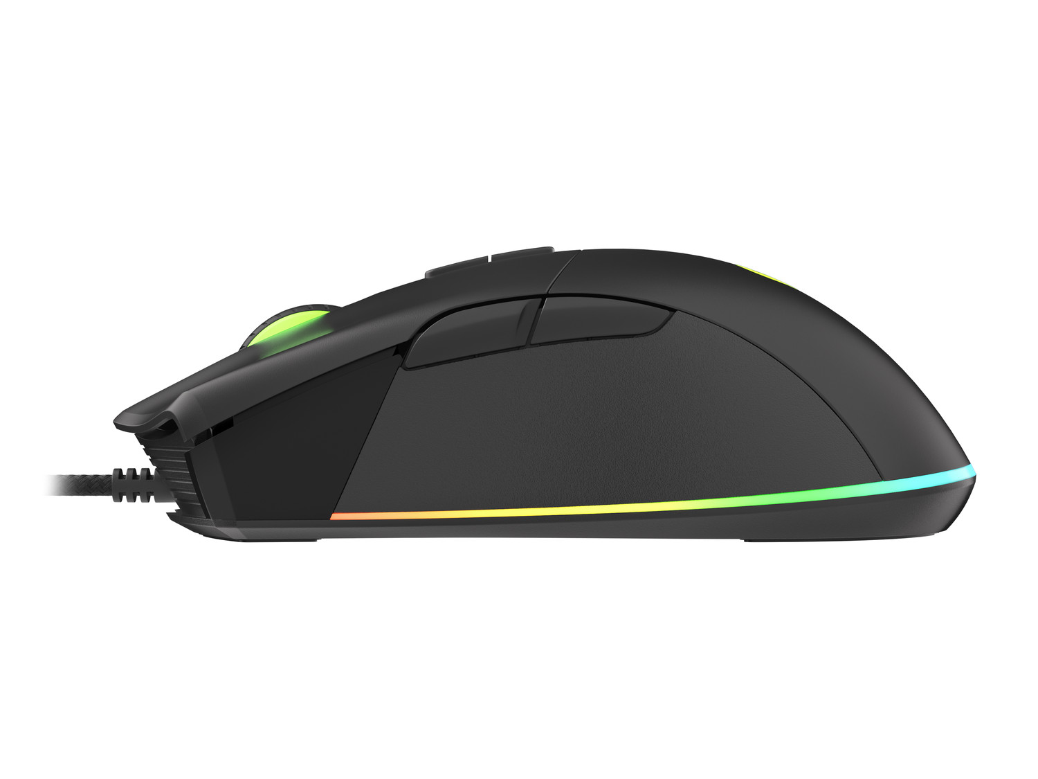 Genesis herná optická myš KRYPTON 290/ RGB/ 6400 DPI/ Herná/ Optická/ 6 400 DPI/ Drôtová USB/ Čierna8 