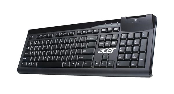 Acer klávesnice KUS-0967 - USB drátová,  CHICONY,  Smart-Card-Reader,  CZ0 