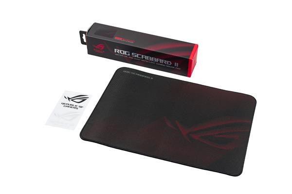 Podložka pod myš ASUS ROG SCABBARD II MEDIUM (NC11),  360x260x3mm,  textil6 