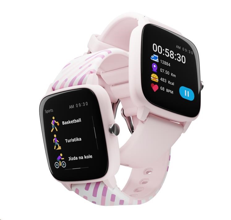 LAMAX BCool Pink - chytré hodinky pro děti1 