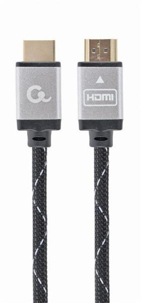 Gembird kábel HDMI High speed (M - M), séria Select Plus, Ethernet, pozlátené konektory, 5 m0 