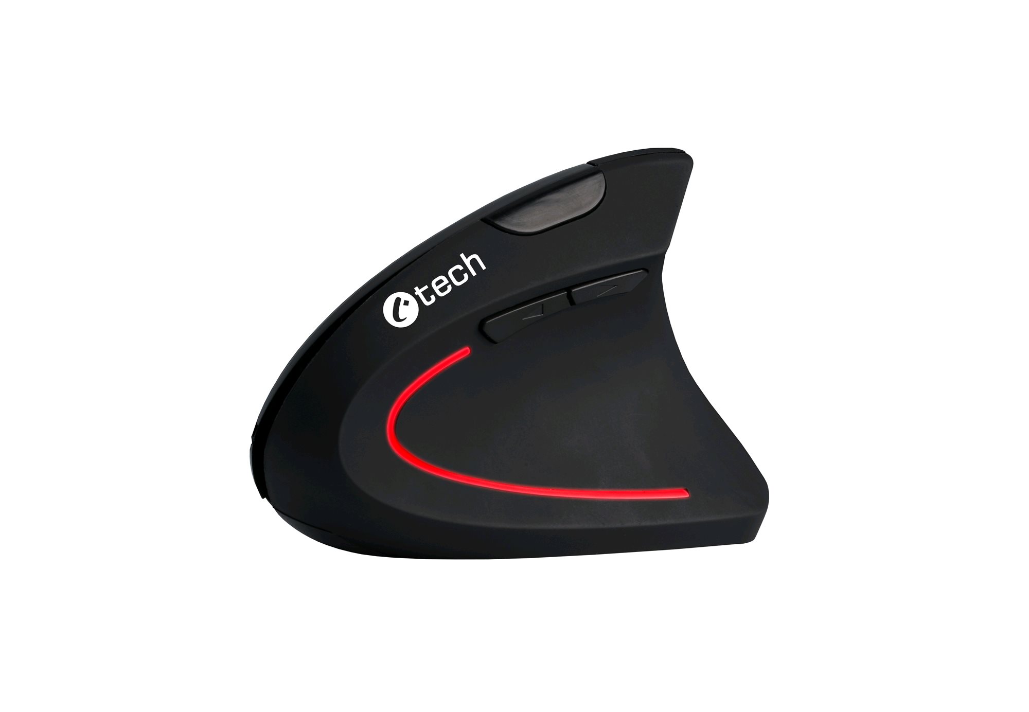 Myš C-TECH VEM-09/ Vertikálna/ Optická/ Pre pravákov/ 1 600 DPI/ Bezdrôtová USB/ Čierna6 