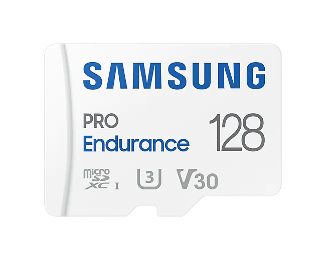 Samsung PRO Endurance/ micro SDXC/ 128GB/ 100MBps/ UHS-I U3/ Class 10/ + Adaptér0 
