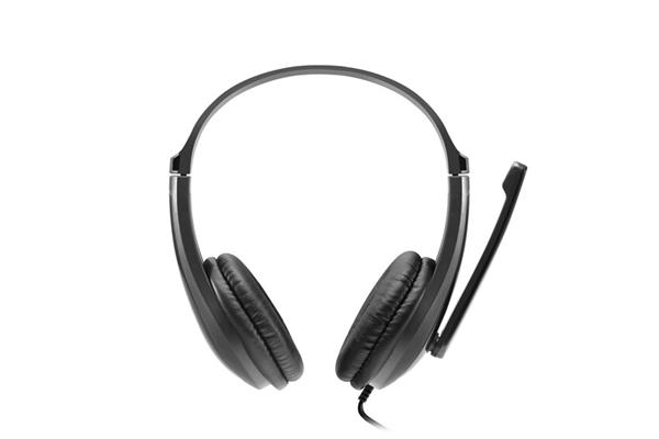 Canyon CHSU-1, PC Headset, USB, slúchadla s mikrofónom, ovládanie na kábli, čierne0 