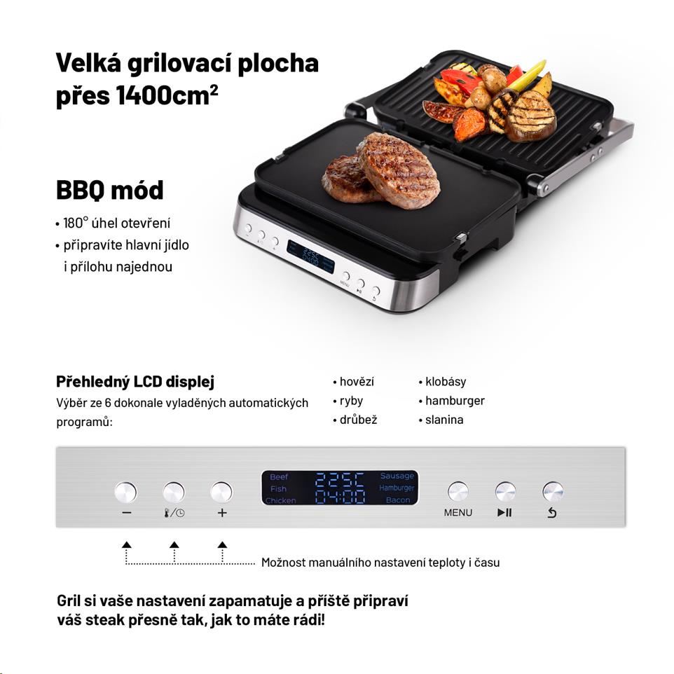 Lauben Contact Grill Deluxe 2000ST1 