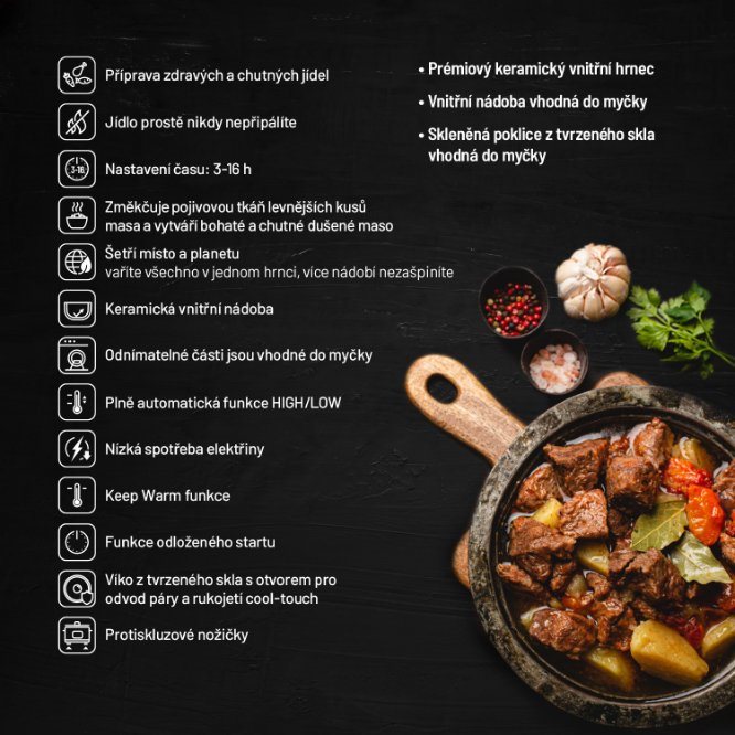 Lauben Slow Cooker 3500SB8 