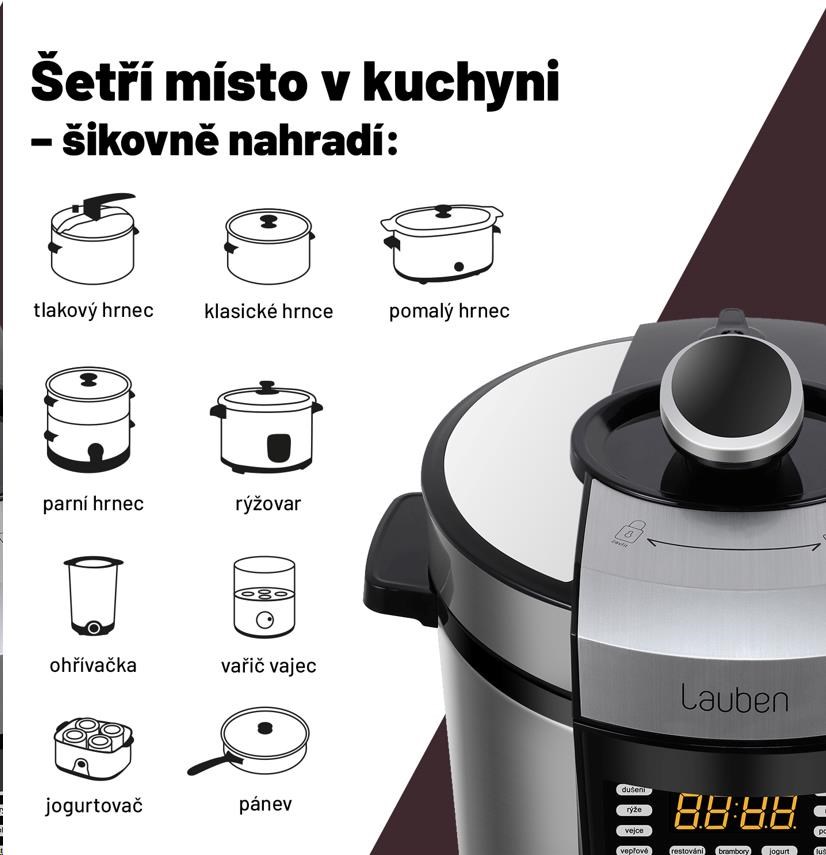 Lauben Multi Cooker 18SB Czech Edition1 