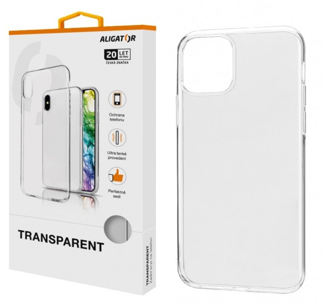 ALIGATOR Pouzdro Transparent Apple iPhone 11 Pro MAX0 