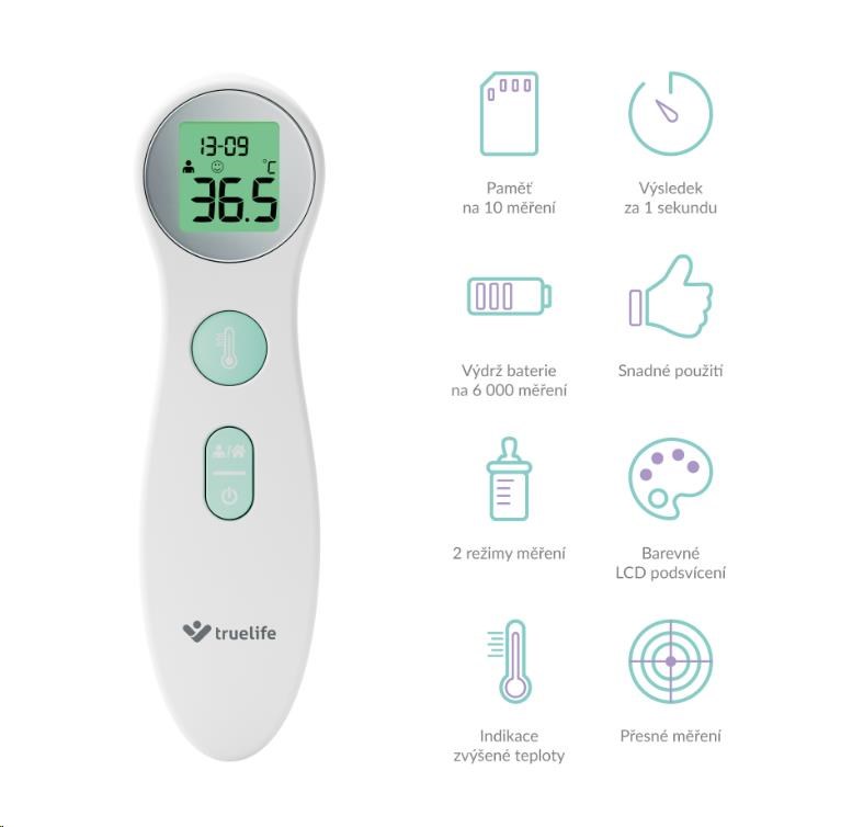 TrueLife Care Q6 - bezdotykový zdravotní teploměr3 