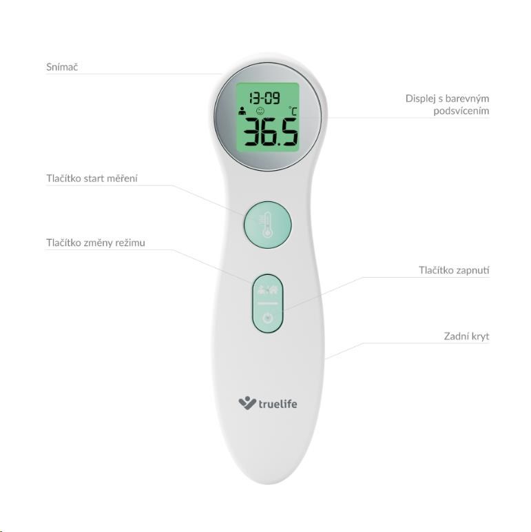 TrueLife Care Q6 - bezdotykový zdravotní teploměr4 
