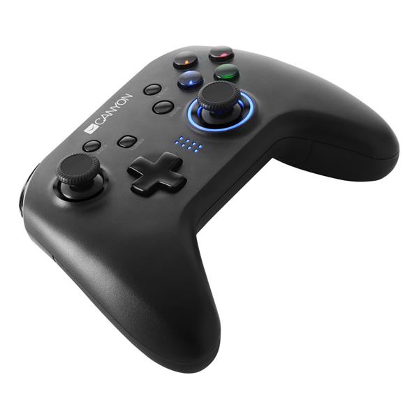 Canyon GP-W3, Gamepad 4v1 pre PC, Android, PS3, Nintendo Switch, bezdrôtový, motion senzor, USB-C nabíjací kábel1 
