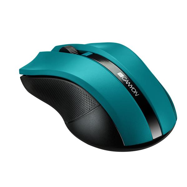 Canyon MW-5, Wireless optická myš USB, 800/1200/1600 dpi, 4 tlač, zelená1 