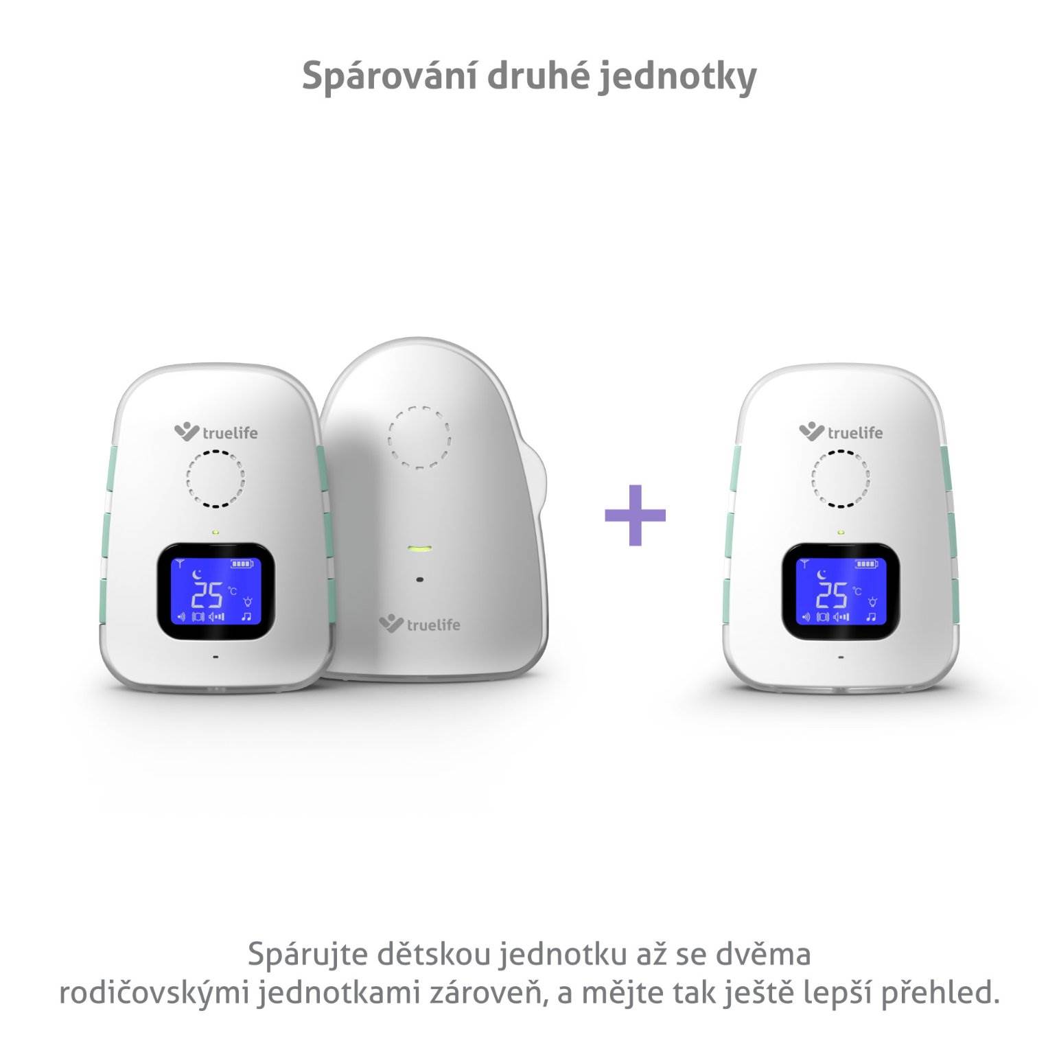 TrueLife NannyTone VM3 - digitální video chůvička1 