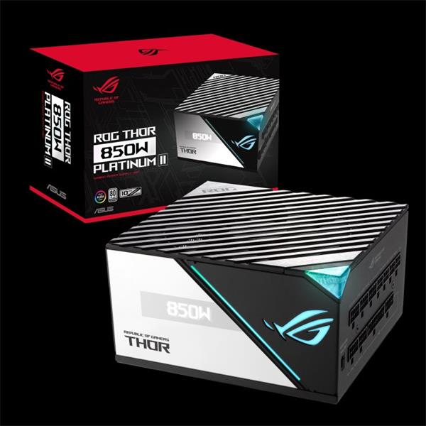 Zdroj 850W ASUS ROG-THOR-850P2-GAMING Platinum II, Aura Sync, OLED display, retail0 