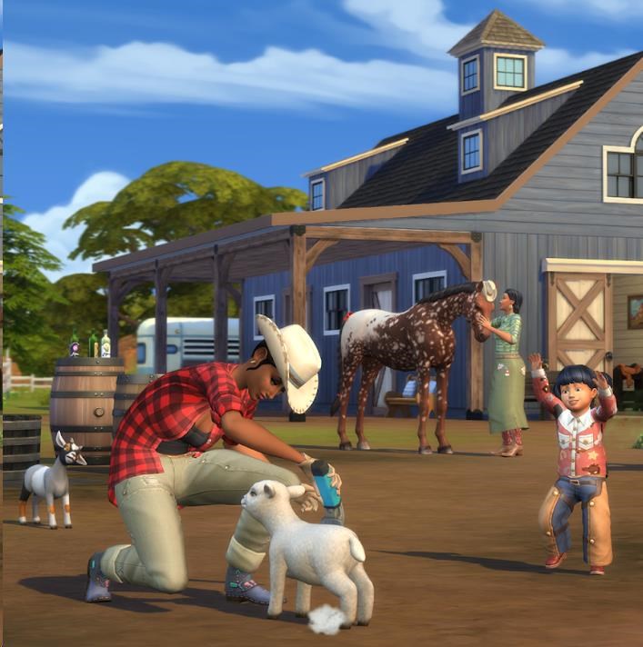 PC hra The Sims 4 EP14 Koňský ranč1 