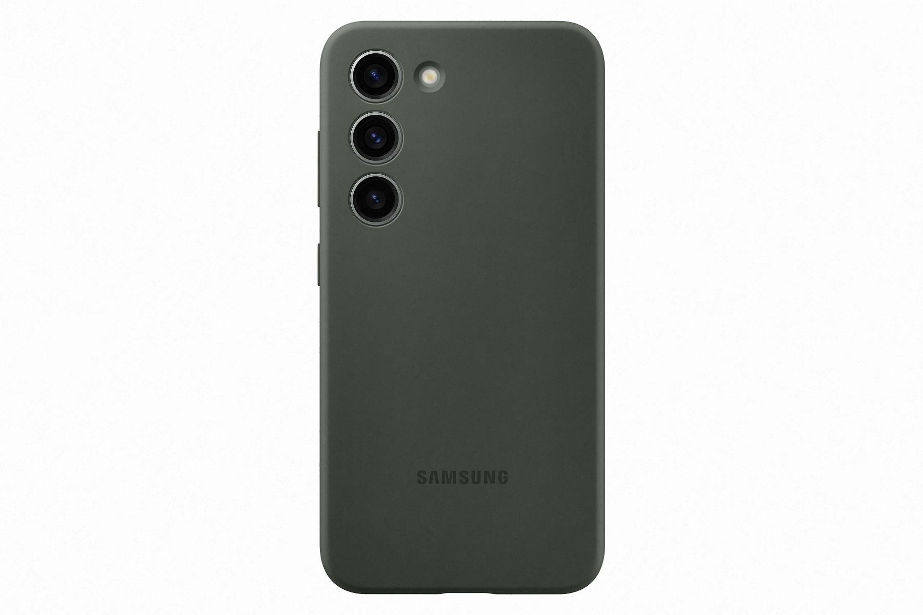 Samsung Silikonový zadní kryt pro Samsung Galaxy S23+ Khaki0 