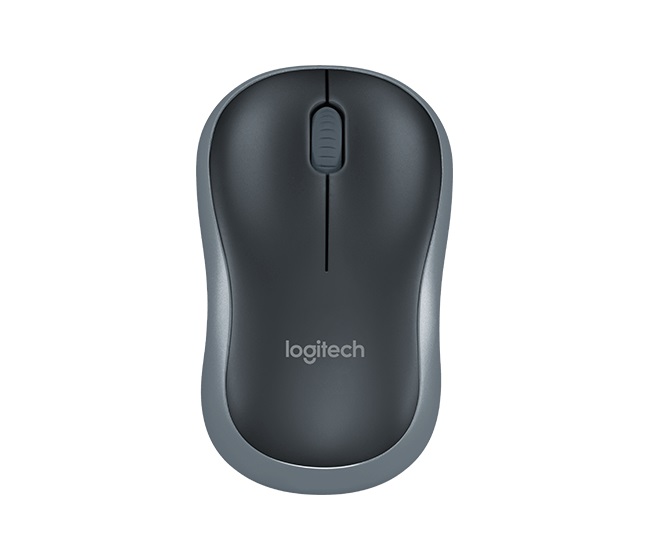 Logitech M185 nano/ Kancelárska/ Optická/ 1 000 DPI/ Bezdrôtová USB/ Šedá0 