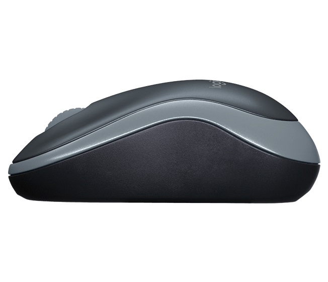 Logitech M185 nano/ Kancelárska/ Optická/ 1 000 DPI/ Bezdrôtová USB/ Šedá3 
