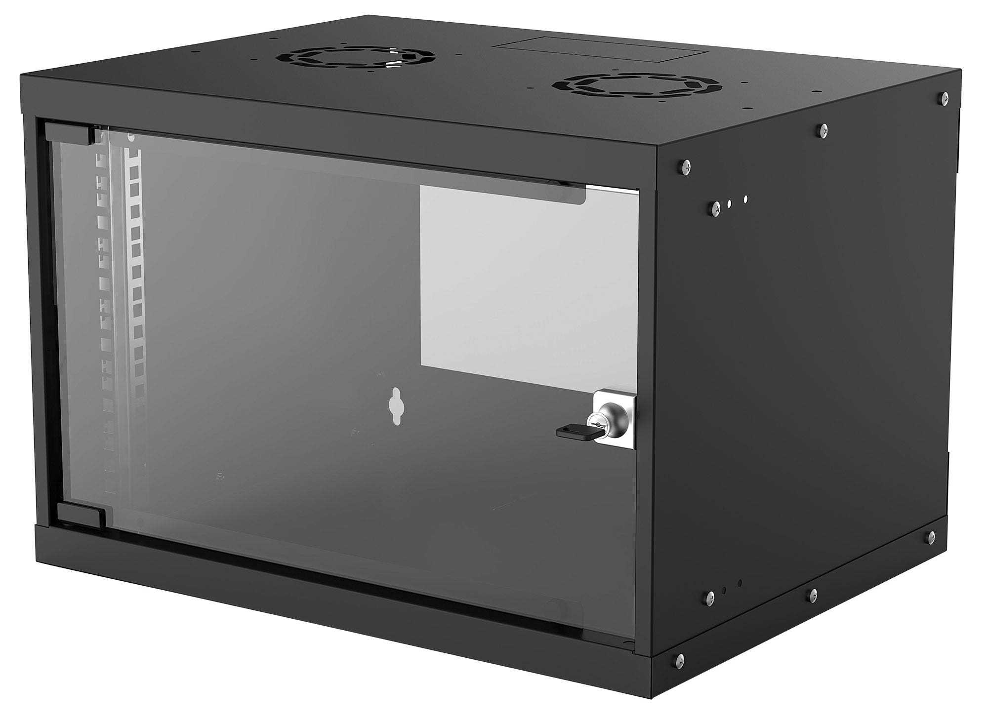 Intellinet 19" rack BASIC 6U/ 400 mm,  čierny,  rozložený flatpack0 