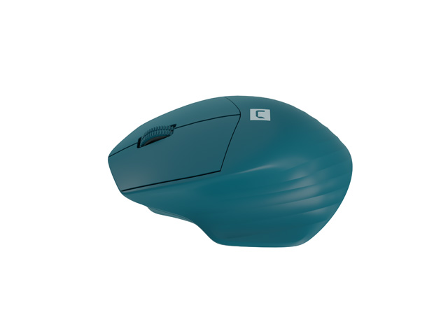 Natec optická myš SISKIN 2/ 1600 DPI/ Kancelářská/ Optická/ Pro praváky/ Bezdrátová USB + Bluetooth/ Modrá0 