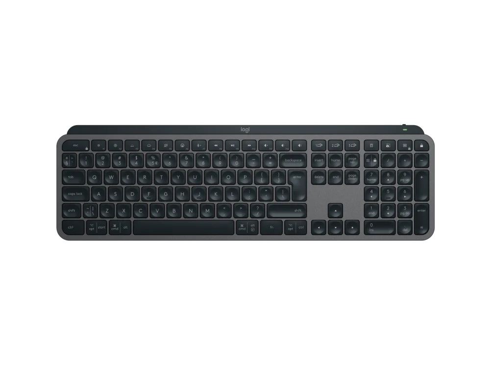 Logitech MX KEYS S/ Bezdrôtová USB + Bluetooth/ CZ- SK layout/ Grafitová0 