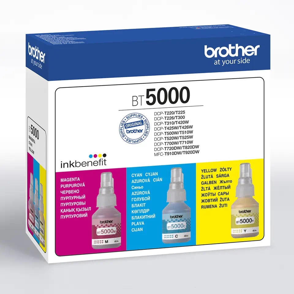 BT-5000C - 3x atrament (C, M, Y)0 