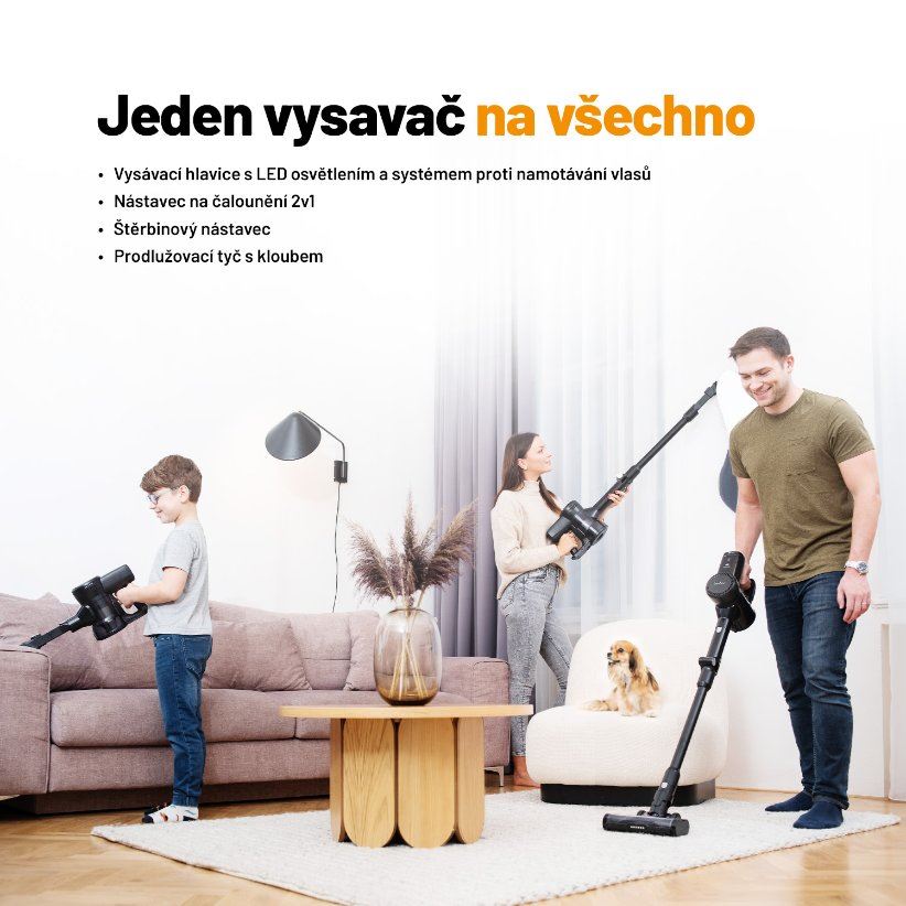 Lauben Stick Vacuum 2in1 Pet Plus 400BC1 